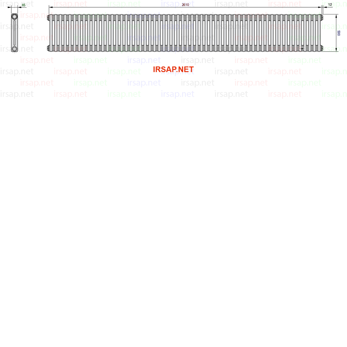 Радиатор IRSAP Tesi 20500/58 T14 CL 01